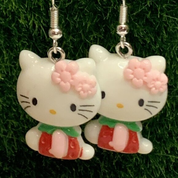 Hello Kitty Earring, Kitty Earring, Cat Earring, Sanrio Earring, Gift idea, Cat - Picture 5 of 8